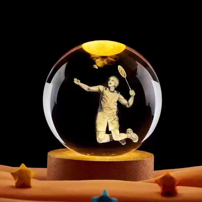 Custom 3D Photo Crystal Ball – Personalized Portrait Keepsake